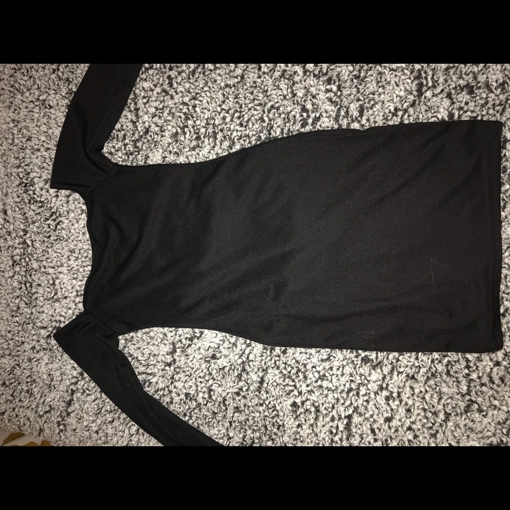 Prettylittlething Black Dress